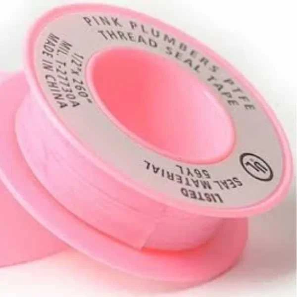 Pink teflon tape