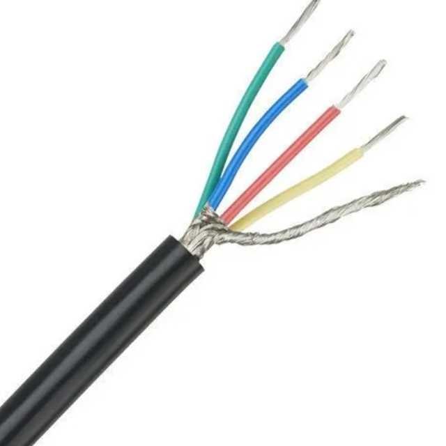 Teflon shielded cable