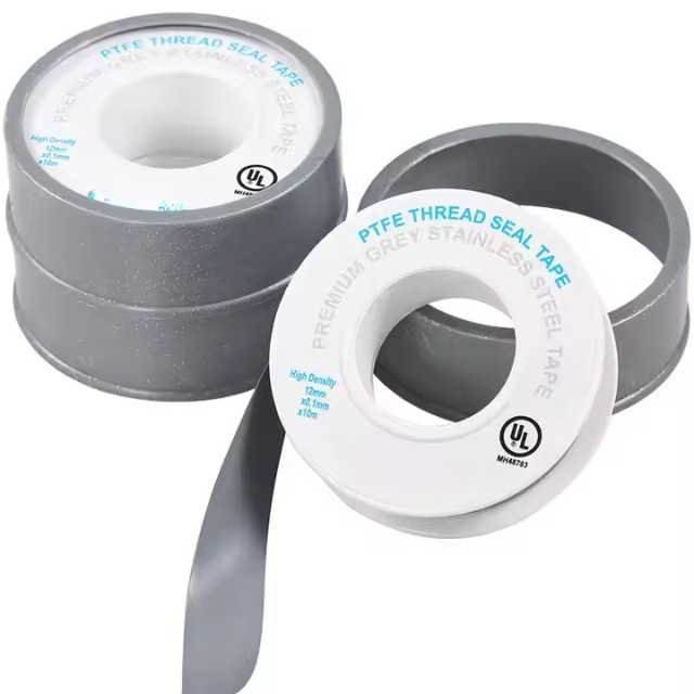 Cinta de sellado de PTFE gris