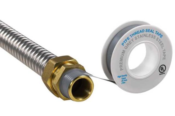 gray teflon tape usage